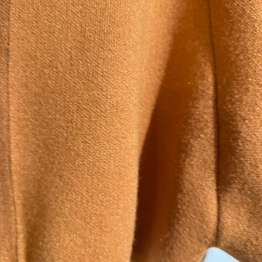 🧡 Caramel Wool Cape Coat | Elegant Minimalist Style | Like New (No Tag)